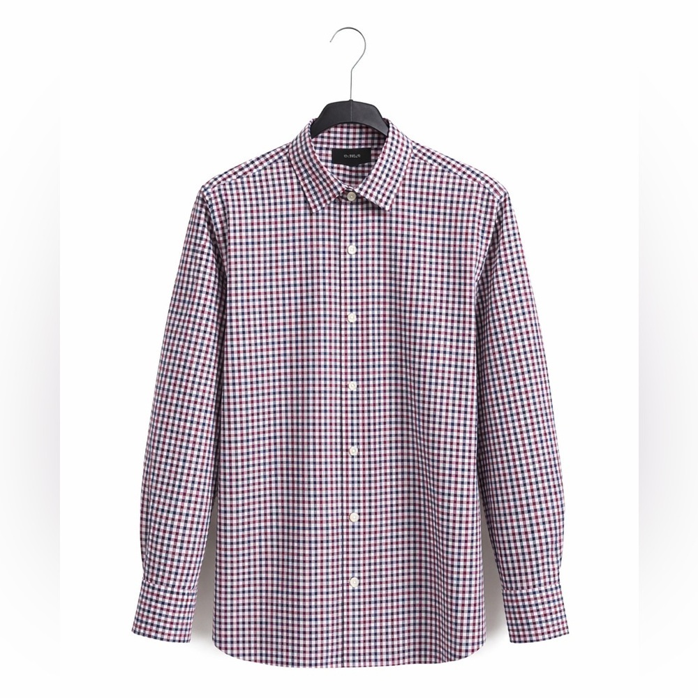 Banana Republic Plaid Non Iron Dress Shirt Men' Large
